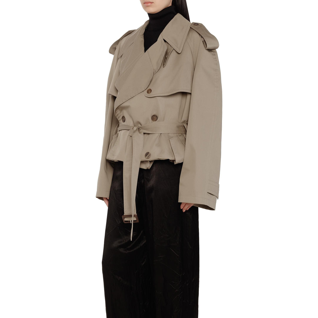 Damen Trenchcoat aus Baumwolle