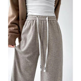 Elegant High-Waist Drawstring Wide Leg Pants for Women