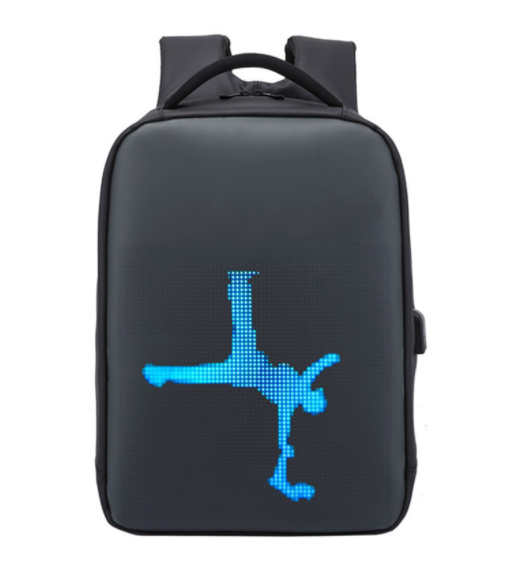 LED Backpack DIY Text Animation Cool Outdoor Bag Outdoor - Dazpy