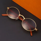 Ovale Vintage-Sonnenbrille