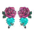 Heart Zircon Colored Treasure Earrings - Dazpy