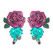 Heart Zircon Colored Treasure Earrings - Dazpy