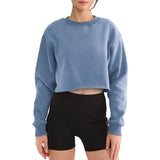 Chic Oversized Cotton-Poly Blend Sweatshirt for Women