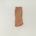 Calcetines de algodón con puntera para mujer