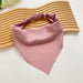 Elegant Satin Triangle Hair Scarf for Women