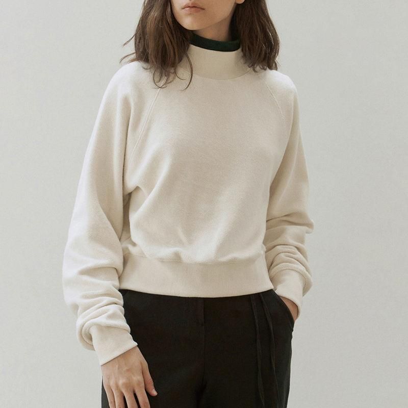 Chic Turtleneck Cotton Sweater for Women