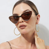 Luxury Metal Punk Cat Eye Sunglasses