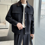 Premium Short Woolen Overcoat Coat