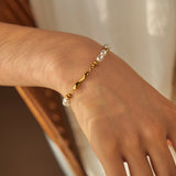 Gold Plated Water Drop Bracelet