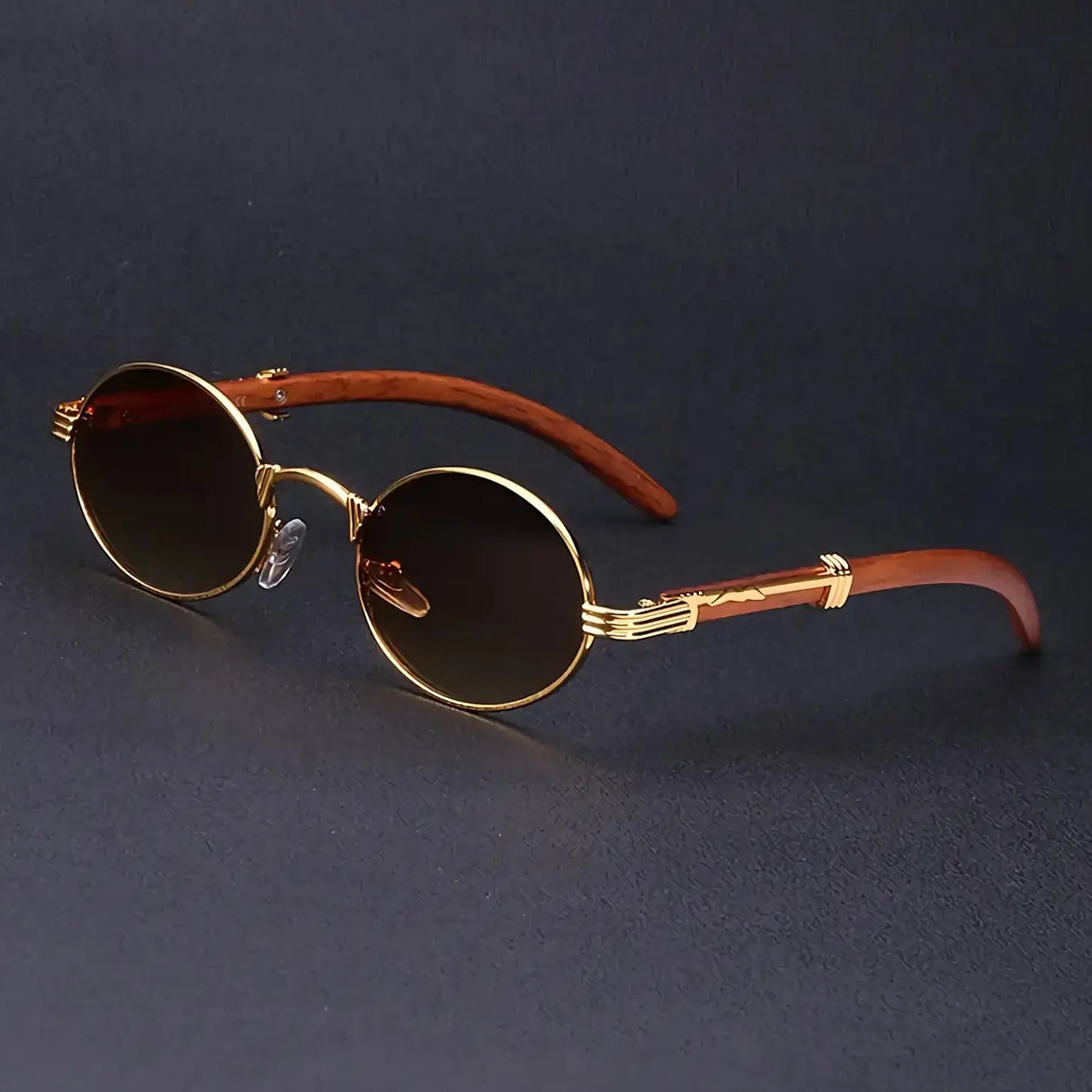 Ovale Vintage-Sonnenbrille