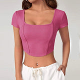 Elegant Summer Crop Top