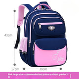 Burden-reducing Large Capacity Lightweight Sixth Grade Primary School Schoolbag