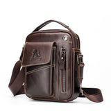 Leather Men's Shoulder Messenger Bag Fashion Trend - Dazpy