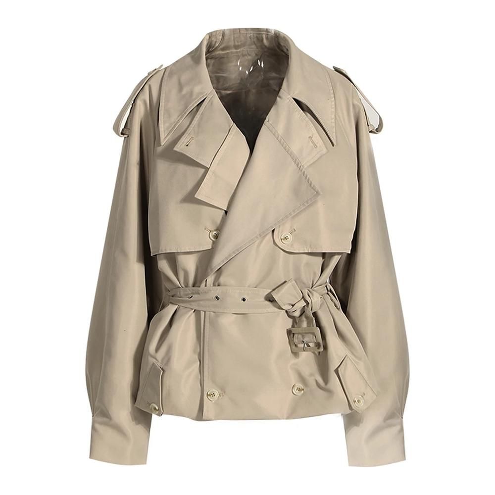 Women Cotton Trench Coat