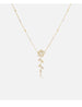 Women's Long Tassel Leaf Pendant Necklace - Dazpy