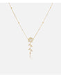 Women's Long Tassel Leaf Pendant Necklace - Dazpy