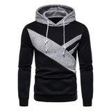 Men's Hooded Sweatshirt Fashion Contrast Color