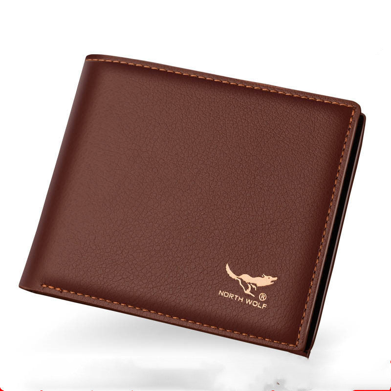 Wallet men's short zipper Korean wallet - Dazpy