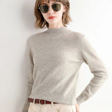 Wool Neck Pullover Classic and Cozy Sweater