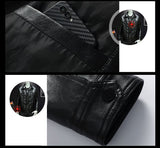 Men's Spring And Autumn Workwear Leather Jacket