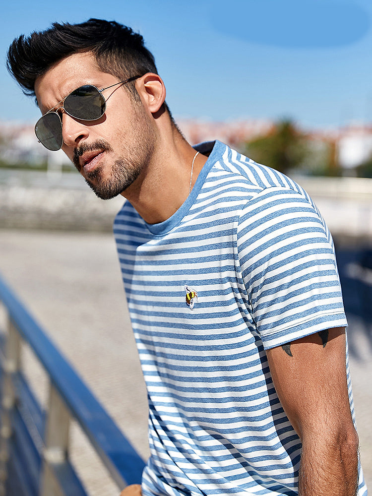 Men's striped T-shirt