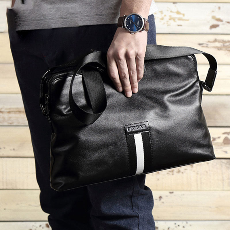 Wear-resistant Leather Men's Messenger Business Bags - Dazpy