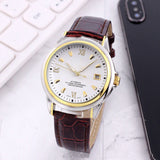 Mens Transparent Skeleton Mechanical Automatic Casual Watch - Dazpy