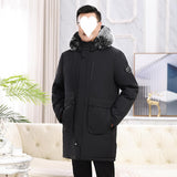 Down Jacket Men's Mid-length Winter