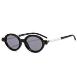 Modische ovale Sonnenbrille für Herren