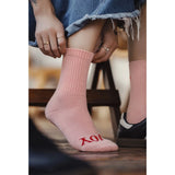 Damen Letter Love Midi-Socken