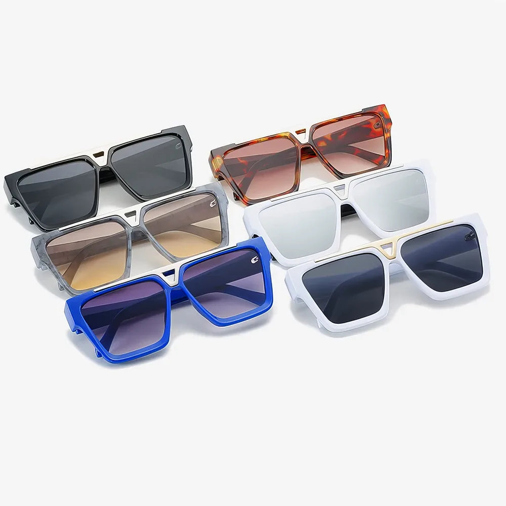 Gradient Lens Shield Sunglasses