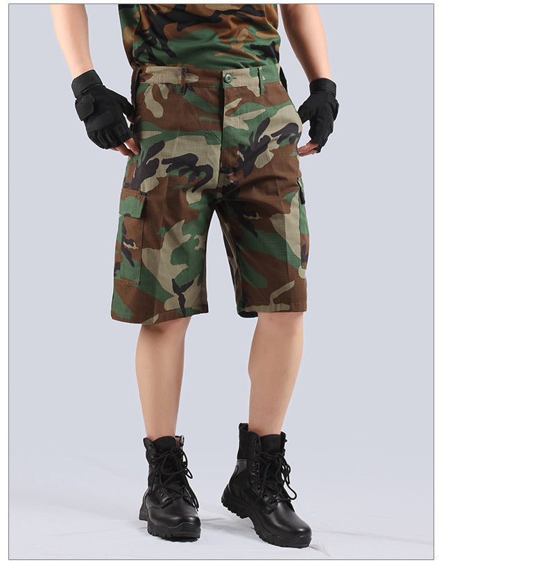 Outdoor tactical camouflage shorts