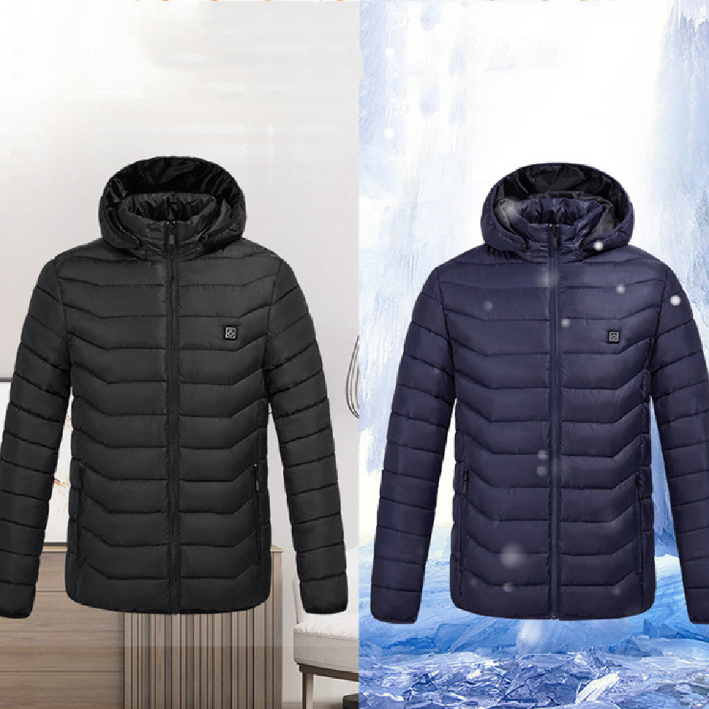 Chaqueta térmica de invierno de talla grande Ropa térmica eléctrica