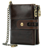 Cowhide men's anti-theft wallet - Dazpy