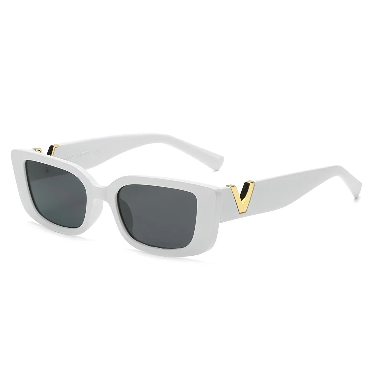 Rechteckige Vintage-Sonnenbrille