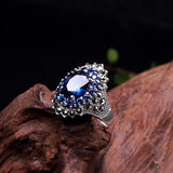 Women's Fashion Personalized Sapphire Ring - Dazpy