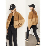 Minimalist Spring Fashion Lantern Sleeve Loose Jacket