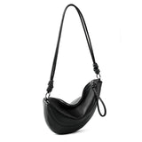 Elegante bolso de piel suave para hacer bolas de masa