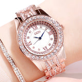 Light Luxury Women's Watch Diamond Studded By Hand All-match Watch - Dazpy