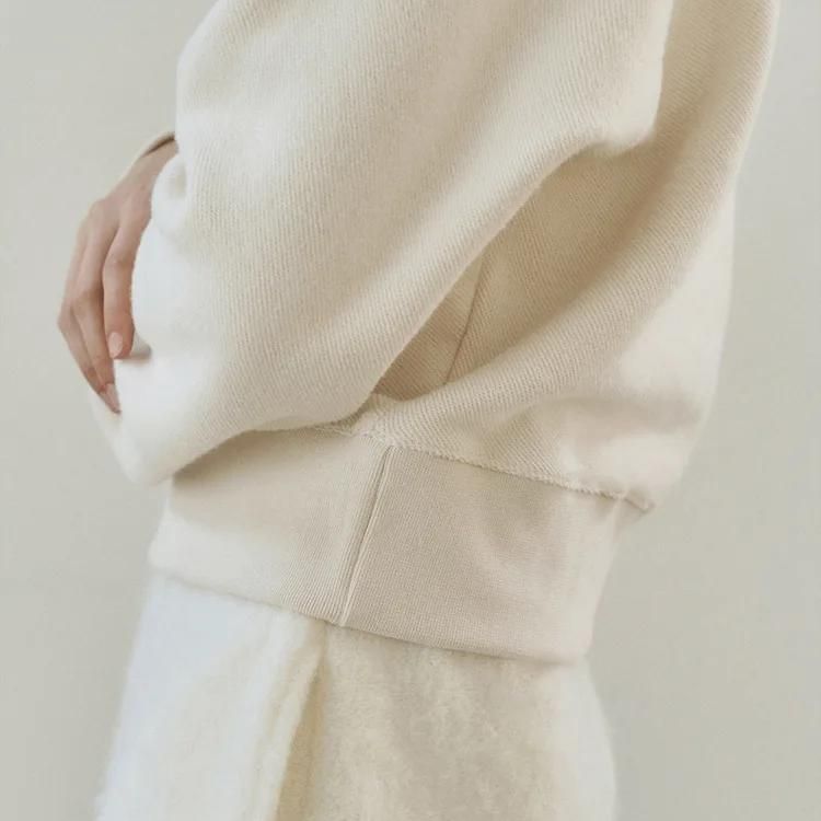 Chic Turtleneck Cotton Sweater for Women