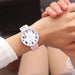 Fashion Casual Personality Couple Round Small Disc Watch - Dazpy