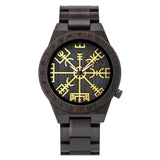 Leisure Ebony All Wood Watch - Dazpy