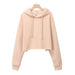 Casual Solid Long Sleeve Oversized Hoodie