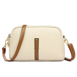 Luxury Genuine Leather Crossbody Bag for Women - Soft Cowhide Messenger Bag with Elegant Flap Closure