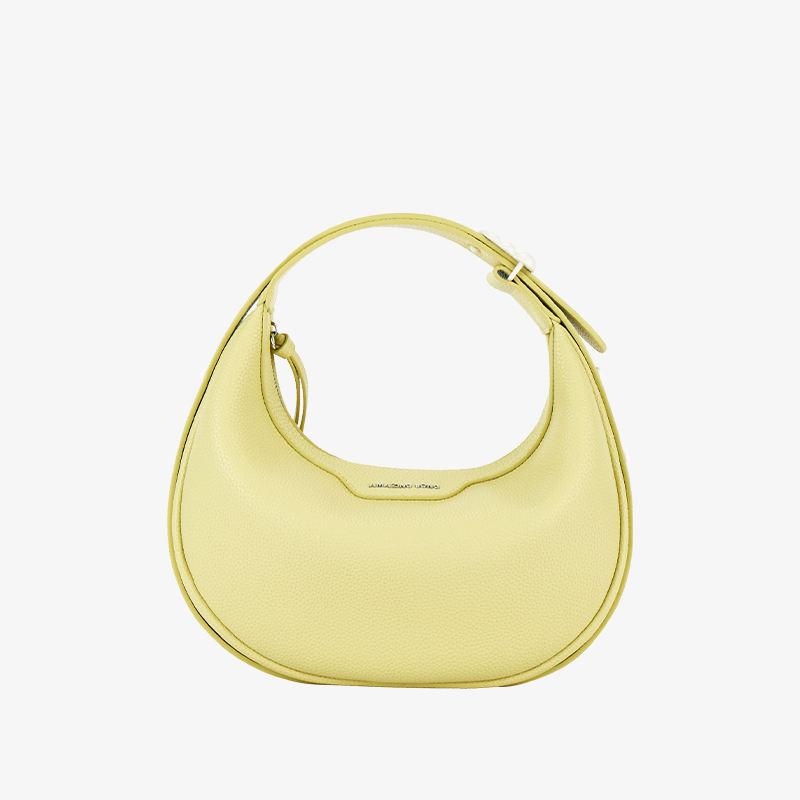 Bolso bandolera Chic Crescent de piel, suave y elegante