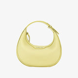 Chic Crescent Leather Crossbody Bag - Soft & Stylish