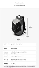 Motorcycle Knight Hard Shell Backpack Backpack