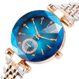 Women's Fashion Cut Two Hands Waterproof Quartz Watch - Dazpy