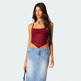 Chic Mesh Slim Cami Top