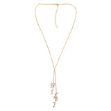 Elegant Natural Pearl Sweater Chain Necklace - Dazpy